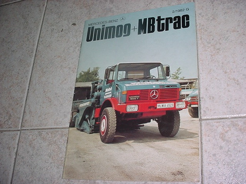 Folder Raro Caminhao Mercedes Benz Unimog