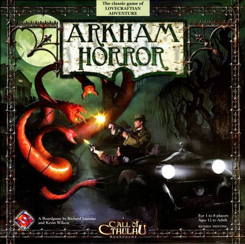 Arkham Horror - Jogo De Tabuleiro Importado Lovecraft Ffg