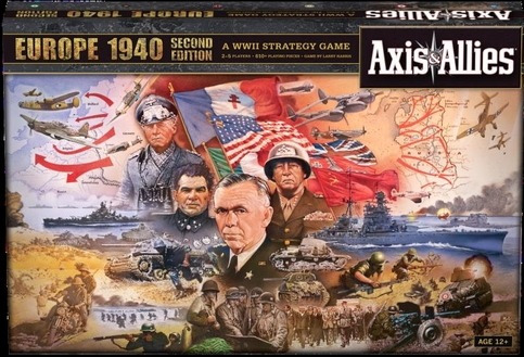 Axis & Allies 1940 Europe 2nd Ed. - Jogo Imp. - Wizards Wotc