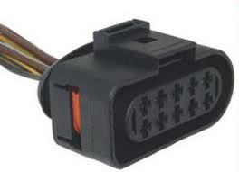 Conector Farol Pálio Locker, Siena G4 Duplo Mascara Negra