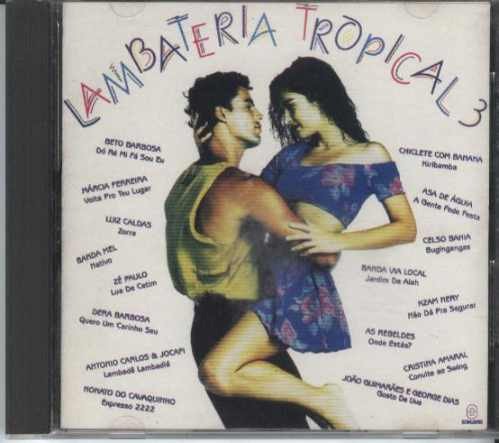 Cd Lambateria Tropical 3 - 1990 - Trilha Novela Tv Globo