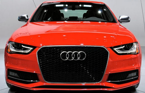 Parrilla De Malla Negra Audi A4 / S4 2013 - 2015 Nueva!!!