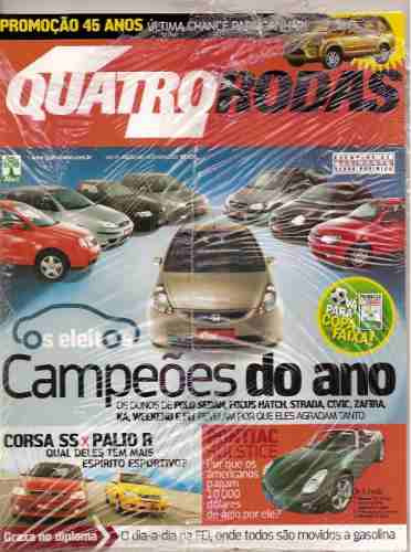 Revista Quatro Rodas - Os Eleitos Campeões Do Ano