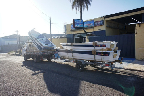 Barco Bote Fibra Vidro Pesca 4.30 Artsol 40 Anos Fabrica