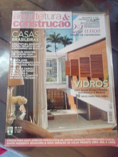 Arquitetura & Construção - Casas Brasileiras/ Vidros/ Ladril