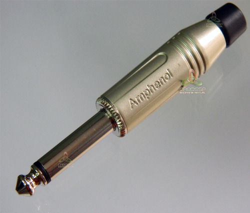 Imagem 3 de 4 de Conector P10 Mono Amphenol Acpm-gn Produto Original Retire!!