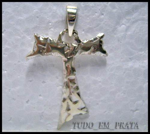 Tau - Cruz De São Francisco Em Prata