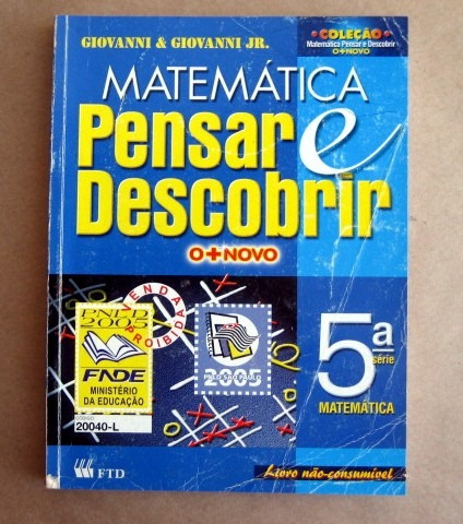 Matemática -pensar E Descobrir -5a -giovanni & Giovanni Jr.