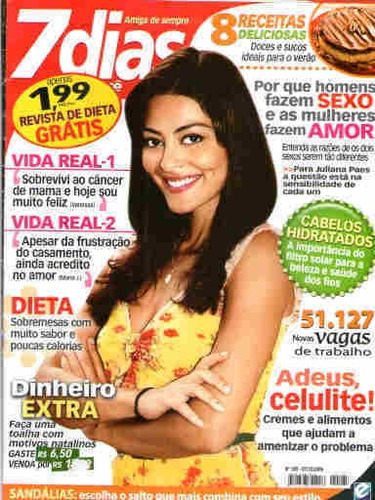 7 Dias Com Você 185 * 07/12/06 * Juliana Paes * Negra Li