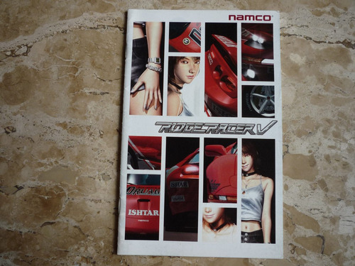 Manual Original Do Ridge Racer V - Ps2 Japa