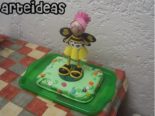 Adornos O Centros De Mesa! Fofuchas Temáticas Abejas,hadas!!