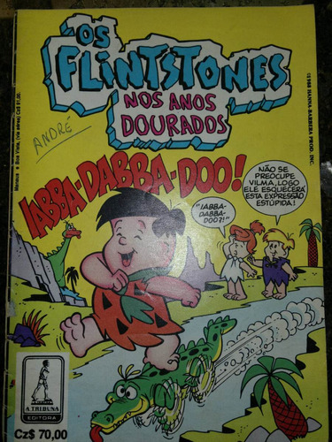 Gibi Os Flintstones Nos Anos Dourados Nº 1 - 1988 A Tribuna