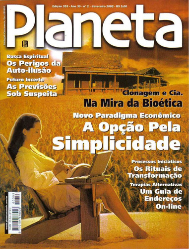 Revista Planeta Nº353 - Fevereiro/02 (esoterismo, Ocultismo)