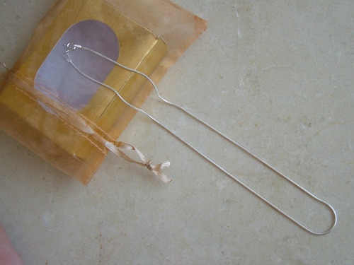 Corrente Rabo Rato Redonda 1mm 60cm Prata 925 Legítima