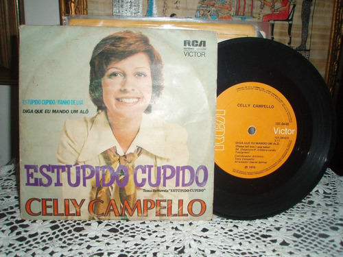 Celly Campello  Vinil Compacto  Estúpido Cupido