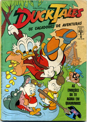 Duck Tales Nº 1 - Muito Bom Estado