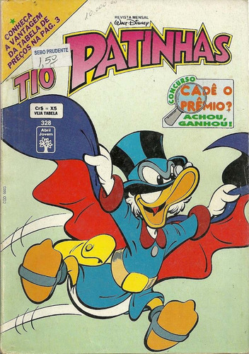 Tio Patinhas 328 - Abril - Bonellihq Cx214 N20