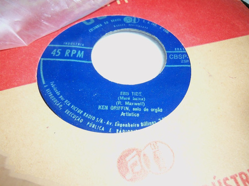 Compacto    Vinil  Ken  Griffin  45 Rpm  -  Ref. 103