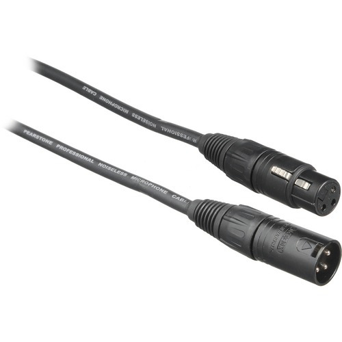 Cabo Audio Pearstone Xlr  Macho , Xlr Femea  3 Pinos  9 Mts