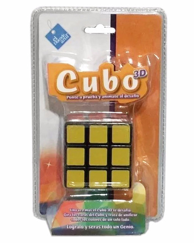 Cubo Magico 3x3 Magic Cube Juego Habilidad Fibro Mundomanias