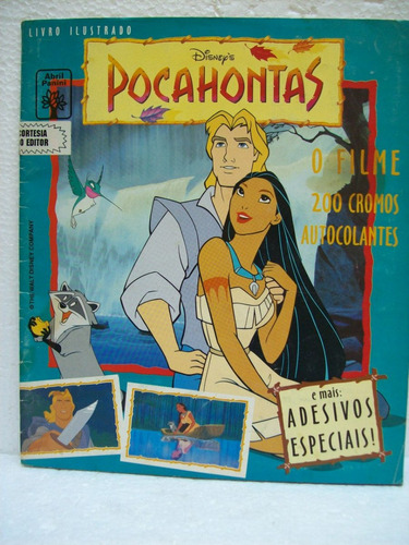 Album De Figurinhas Panini Pocahontas  Ano 1996