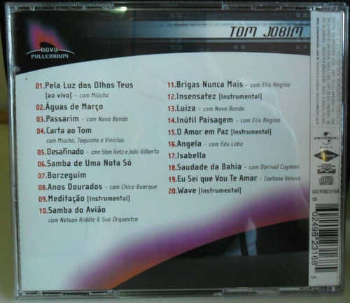 Cd Tom Jobim - Série Novo Millennium