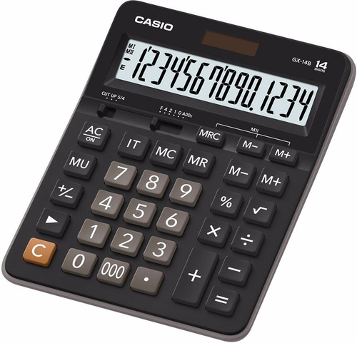 Calculadora Casio Gx 14b 14 Digitos Grandisplay Pila-solar