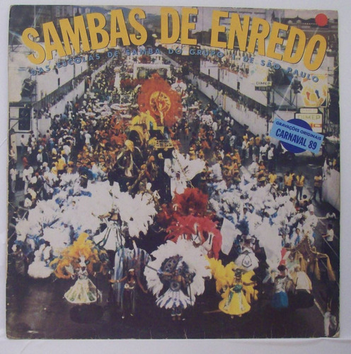 Lp Sambas De Enredo Das Esc Samba Do Grupo I - Carnaval 89 -