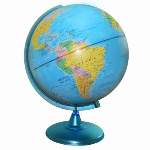 Globo Terráqueo Político 25cm Cartografía Plastico 257w Full