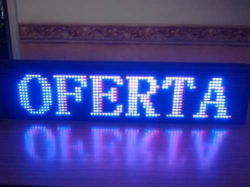 Cartel Led Programable Multicolor - Todas Las Formas De Pago