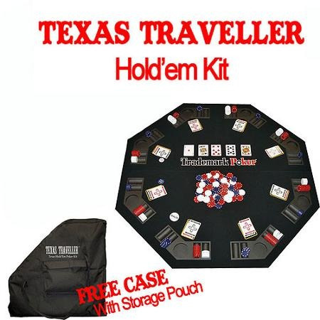 Set De Viaje Poker Texas Portátil Mesa Y 300