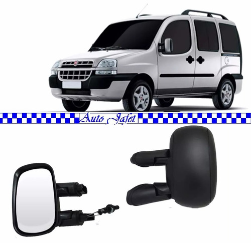 Retrovisor Fiat Doblo 2002 Até 2009 C\controle Lado Esquerdo