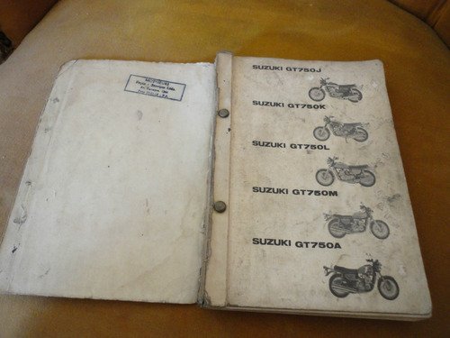 Catalogo De Pecas Moto Suzuki Gt-750 Original