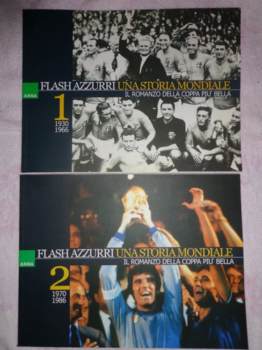 Livro Selecao Italia  Historia Na Copa  1 - 2 Volume