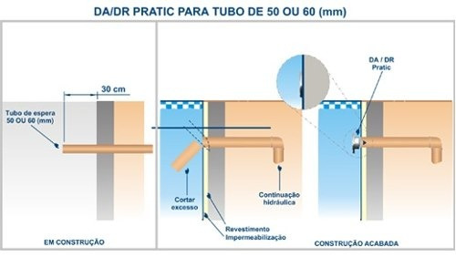 Imagem 7 de 7 de Kit Dispositivo Retorno Sobrepor Piscina Alvenaria Nautilus