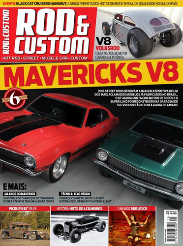 Rod & Custom Nº25 Maverick V8 Fusca Hot Pick-up Rat