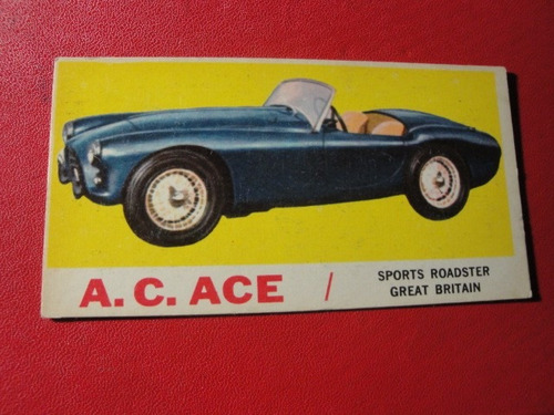 Figuritas Divertidas Autos Sport A. C. Ace Nº8