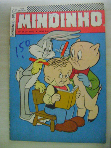 Hq Gibi Mindinho Nº96 Setembro De 1968 Editora Ebal