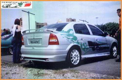 Spoiler Traseiro Do Astra Sedan 98/02 Fibra Sem Pintura