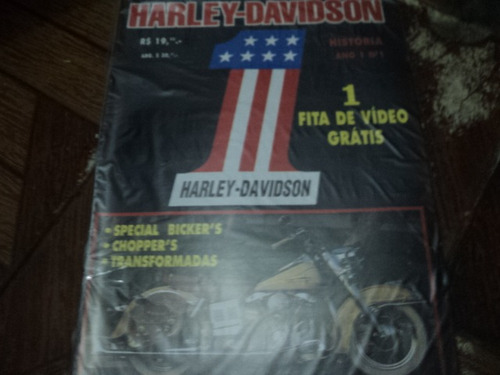 Harley-davidson Não Tem Fita De Video Sómente Revista E Post