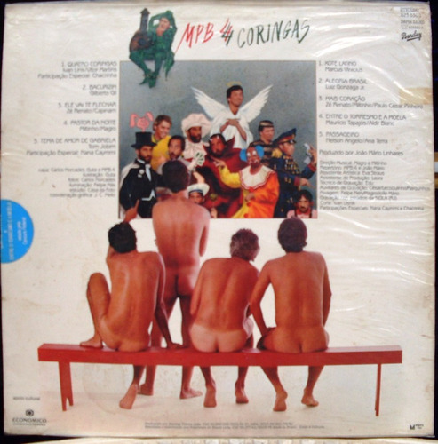 Lp - Mpb 4 - 4 Coringas - 1984 Barclay -estéreo C/ Encarte (Usado)