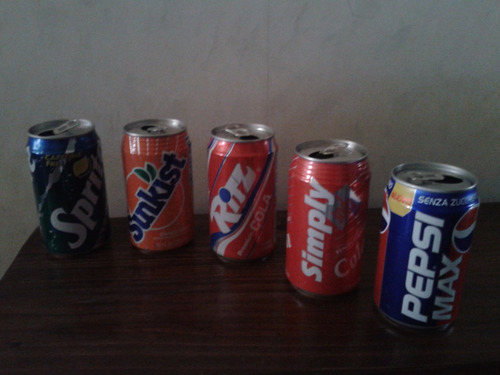 17 Latas Refresco Años'90 Arabia India Juegos Nba Únicas !!