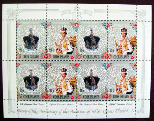 Personalidades, Cook Lote Sc 465-7 Elizabeth Ii Mint L3174