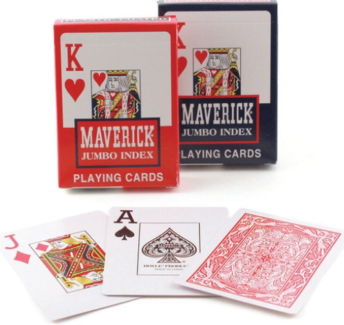 Baralho Maverick Jumbo - Importado Pôquer Poker Uspcc