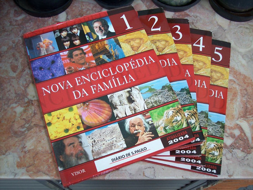 Nova Enciclopédia Da Família, Diário De S. Paulo - Em 5 Vols