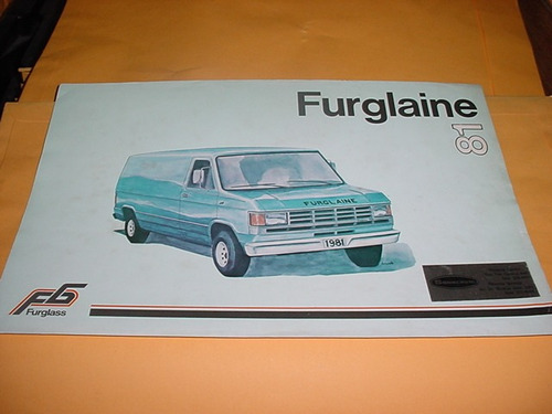 Folder Raro Ford Furglaine Sonnervig 81 1981 Original
