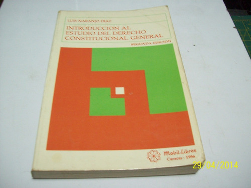 Libro:introduccion Al Estudio Del Derecho Constitucional-dia