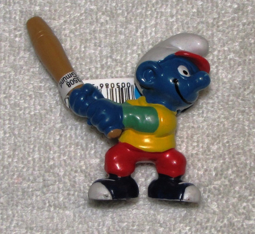 Smurf Batter - Miniatura Imp. Schleich - Smurfs - Nova!