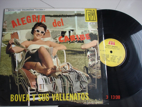 Vinyl Vinilo Lp Acetato Bovea Y Sus Vallenatos