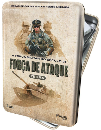 Força Militar Séc 21 - Força De Ataque Terra Box Com 5 Dvds